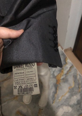 Klasik Siyah Erkek Takım Elbise - Görsel 8