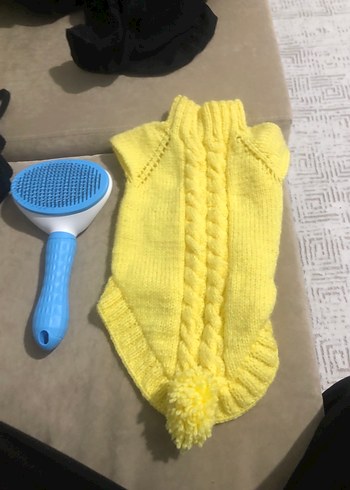 Renkli Mavi Kedi Tüy Fırçası - Görsel 3