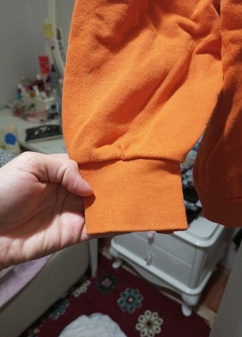 m Beden turuncu Renk sweatshirt