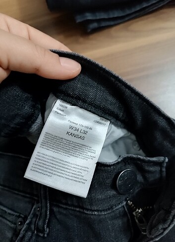 32 Beden gri Renk Kot pantolon