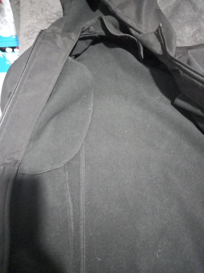 Fermuarlı Siyah Erkek Kayak Montu - Görsel 4