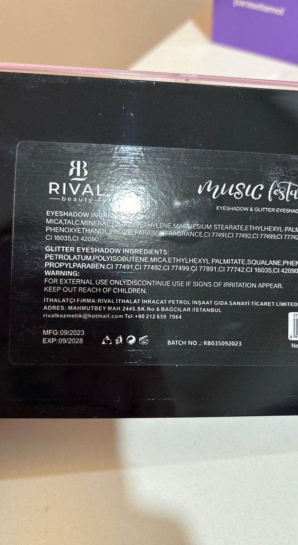 Rival Göz Farı Paleti Canlı Renkler - Görsel 5