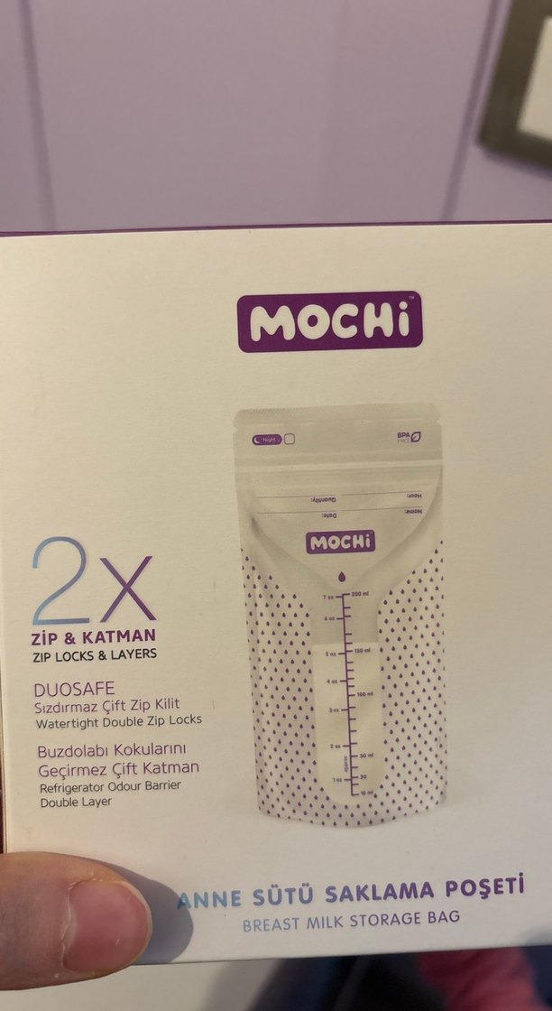 Mochi Anne Süt Saklama Poşeti 25'li - Görsel 2
