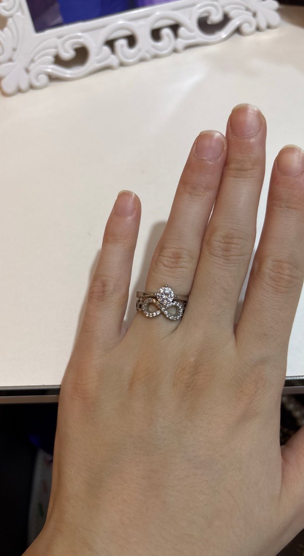 Pullu Düğüm Tasarımlı Kadın Yüzük - Görsel 2