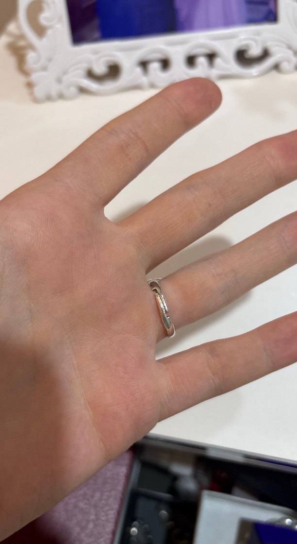 Gümüş Taşlı Fiyonk Detaylı Kadın Yüzük - Görsel 2