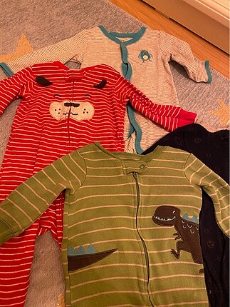 3-6 Ay Beden çeşitli Renk Carters tulum