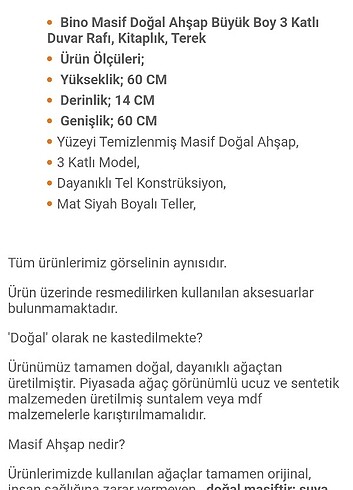 Beden Çok amaçlı raf