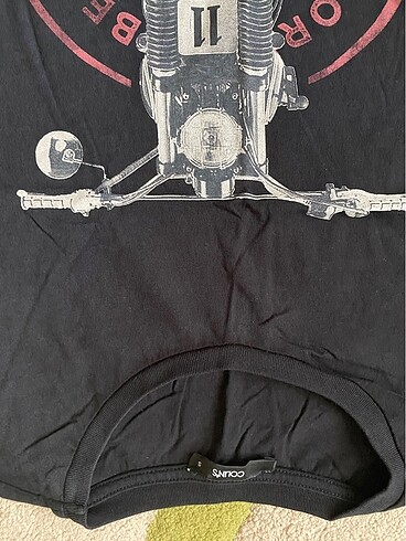 Colin's Colins basic motorcycle baskılı tişört