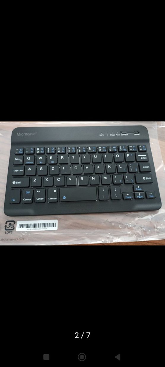 Kompakt Siyah Kablosuz Klavye - Görsel 2