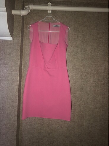 36 Beden pembe Renk Mini elbise