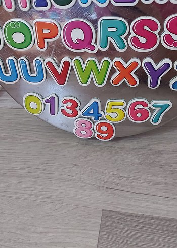  Beden Renkli Harf ve Sayı Eğitim Oyuncağı