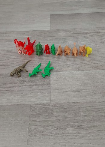 Renkli Mini Dinozor Figür Oyuncak Seti