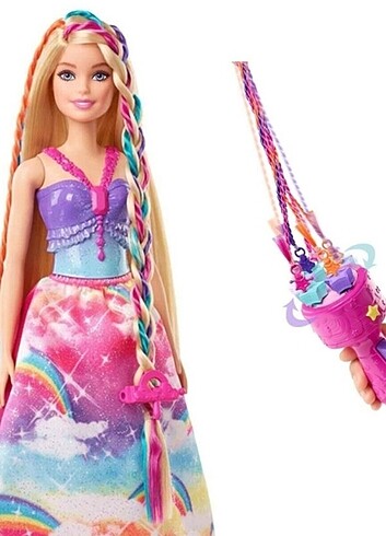  Barbie Örgü Saçlı Prenses 