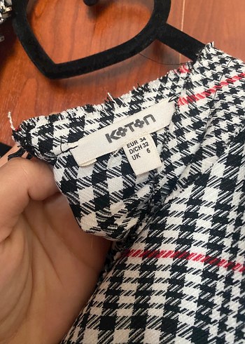 Koton Koton kareli dizde elbise