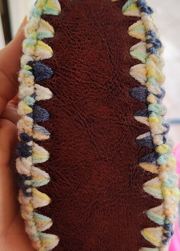 Altı kaydırmaz örgü patik, panduf - Görsel 3