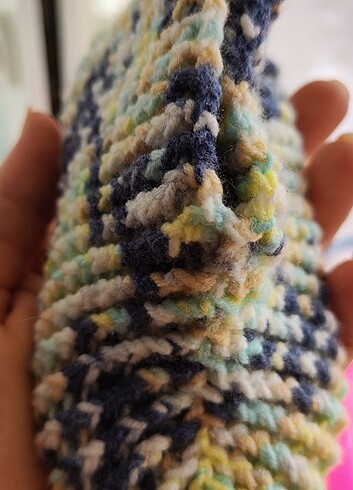 Altı kaydırmaz örgü patik, panduf - Görsel 5