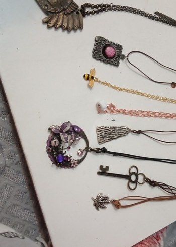 Bohem Çok Renkli Boncuklu Midi Kolye 8 âdet kolye - Görsel 3