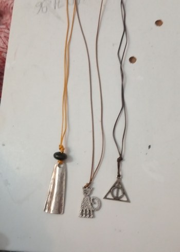 Bohem Mini Kolye Seti Püsküllü Etnik Desenli 3adet fiyatı - Görsel 2