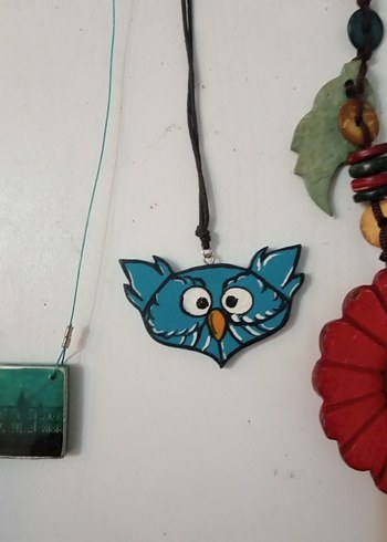 Renkli Bohem Boncuklu Kadın Kolyesi3 âdet - Görsel 3