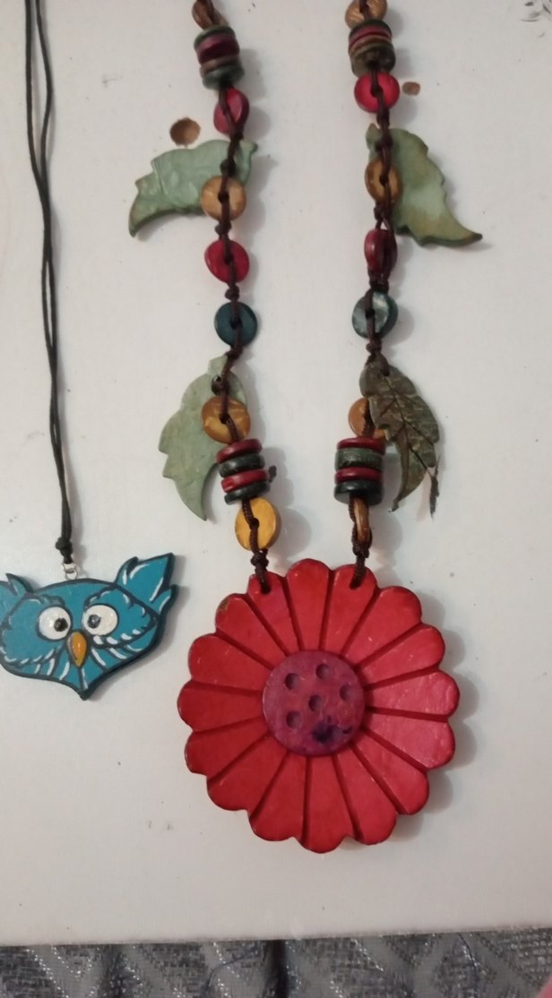 Renkli Bohem Boncuklu Kadın Kolyesi3 âdet - Görsel 4