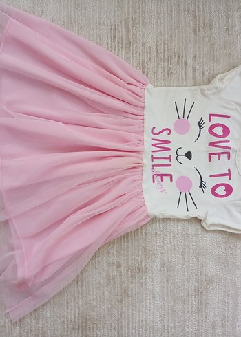Pembe Tütü Kız Çocuk Elbise