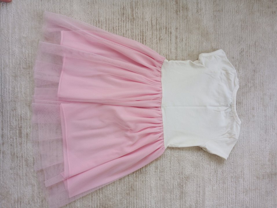 Pembe Tütü Kız Çocuk Elbise - Görsel 3