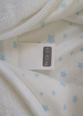 Kapüşonlu Polarlı Beyaz Çocuk Mont - Görsel 5