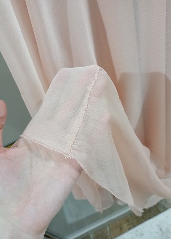 İpek Şifon Tesettür Abiye - Görsel 5