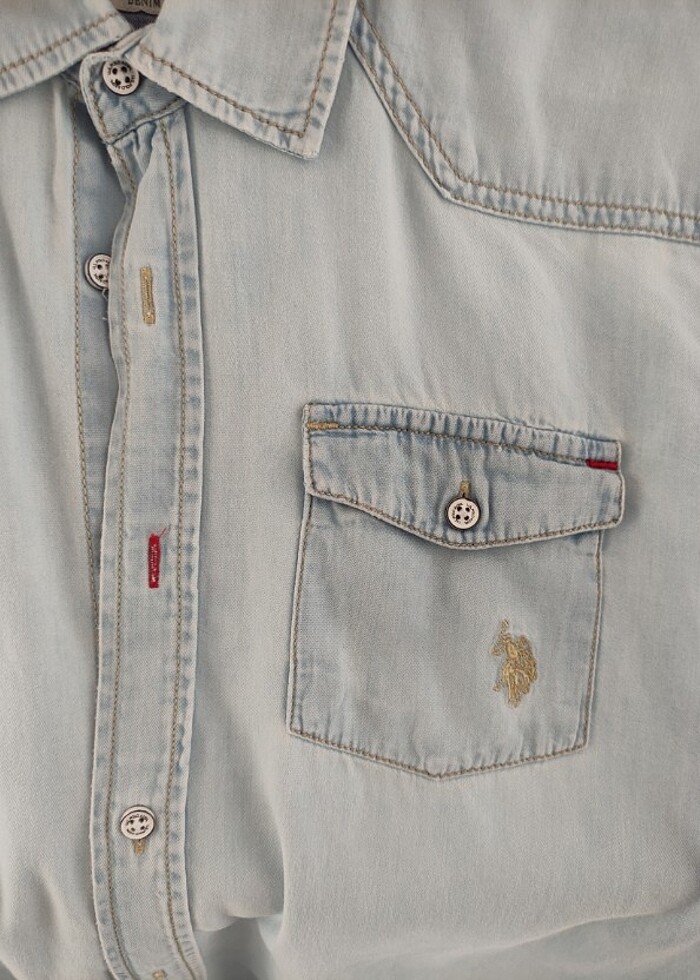 U.S. Polo - Kot Gömlek - Görsel 3