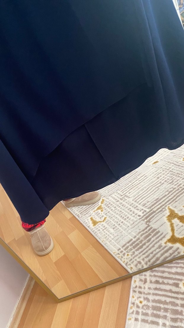 Lacivert kadın etek - Görsel 3