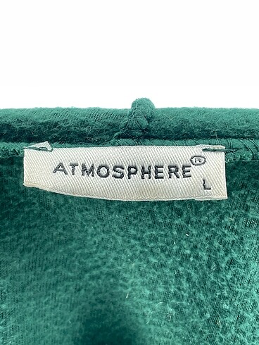 l Beden yeşil Renk Atmosphere Sweatshirt %70 İndirimli.