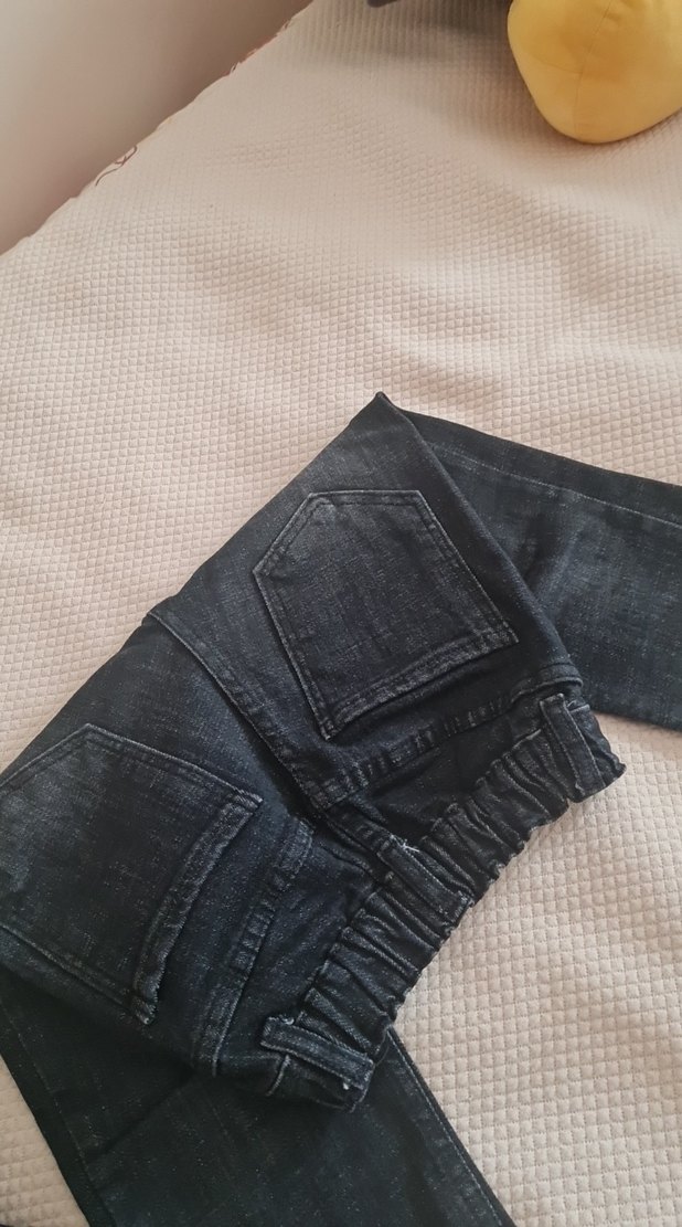 Kemer Detaylı Gri Erkek Çocuk Denim Pantolon - Görsel 3