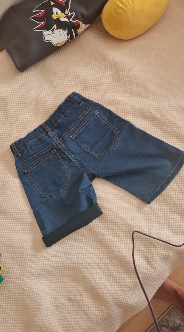 Erkek Çocuk Regular Fit Kot Şort - Görsel 3