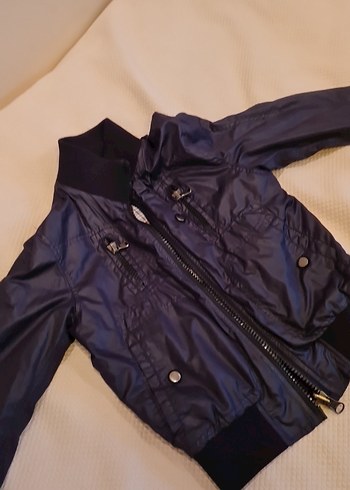 Erkek Çocuk Siyah Kemerli Street Wear Ceket - Görsel 2