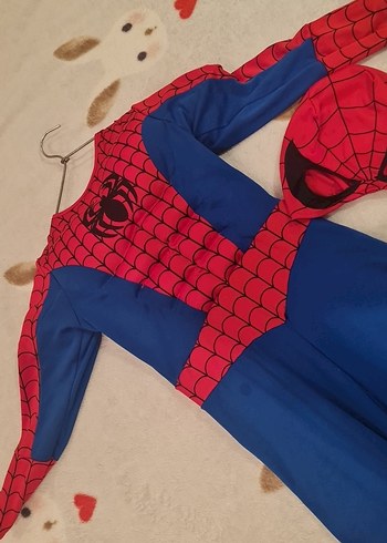 Çocuk Örümcek Adam Kostümü, cirtli Dar Kesim - Görsel 3