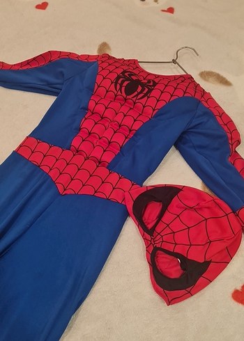 Çocuk Örümcek Adam Kostümü, cirtli Dar Kesim - Görsel 2