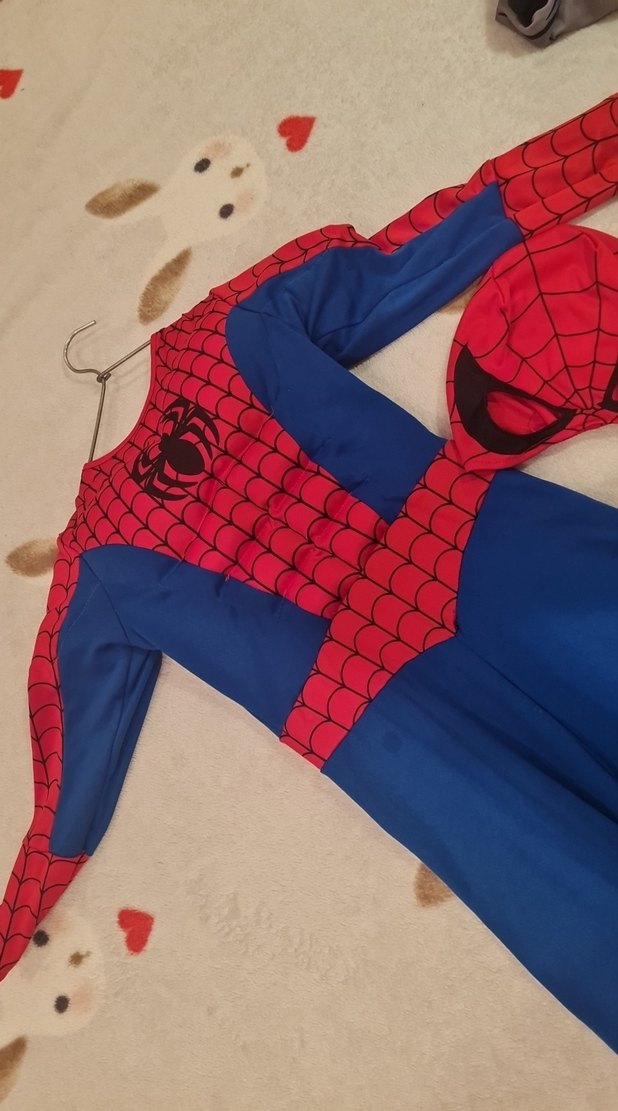 Çocuk Örümcek Adam Kostümü, cirtli Dar Kesim - Görsel 3