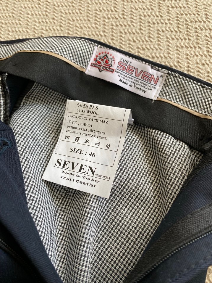 Lacivert Regular Fit Erkek Ofis Pantolonu - Görsel 4