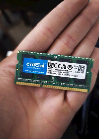 4GB DDR3L 1600MHz SODIMM RAM Modülü - Görsel 2