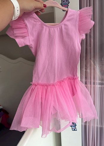 Pembe Kız Çocuk Bale Elbise
