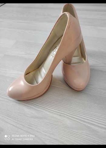 Pembe Stiletto Topuklu Kadın Ayakkabı - Görsel 2