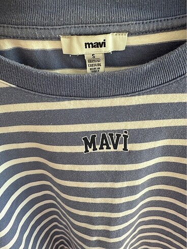 m Beden Mavi tshirt