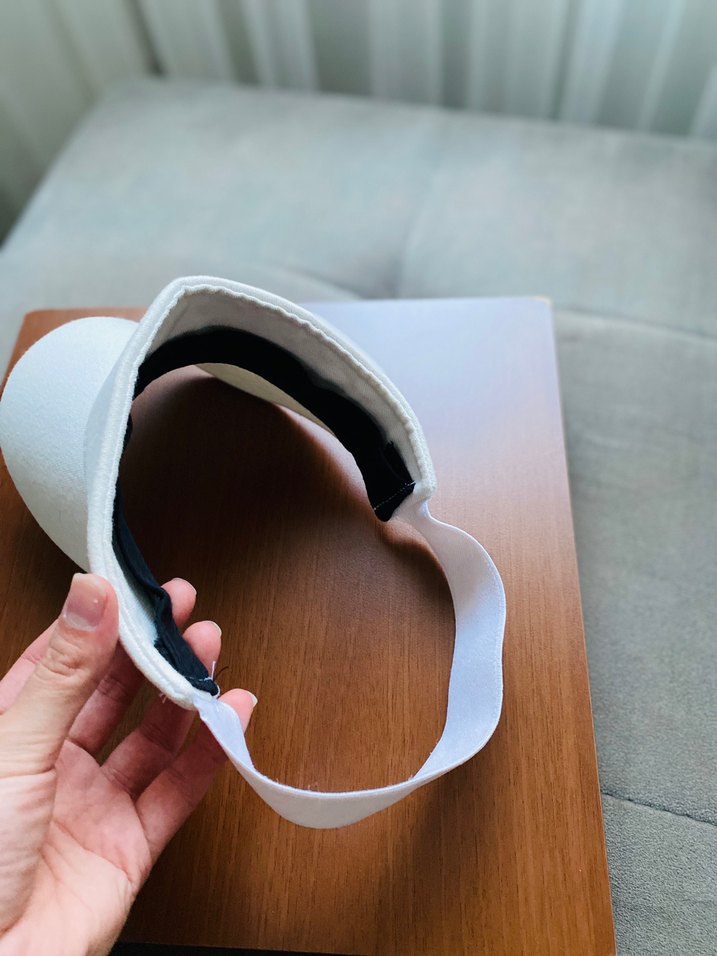 Kadın Beyaz Ayarlanabilir Şapka - Görsel 4