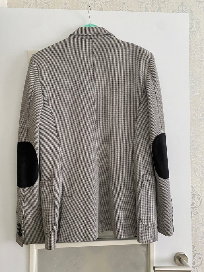 Gri Düğmeli Erkek Ceket - Görsel 3