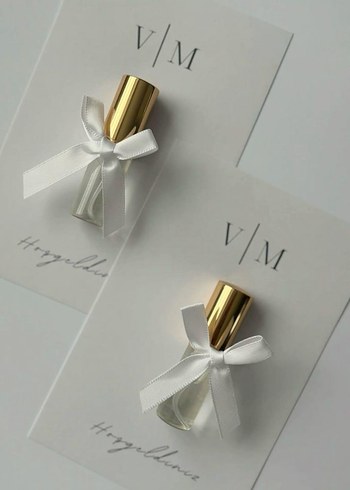 Beyaz Parlak Mini Hediye Şişesi - Görsel 4