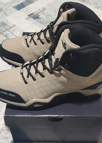 Bej Yılan Desenli Bağcıklı Outdoor Bot - Görsel 3