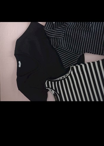 s Beden siyah Renk Siyah Yüksek Yakalı Mini Crop Top