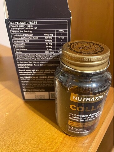 Kolajen vitamin nutraxin