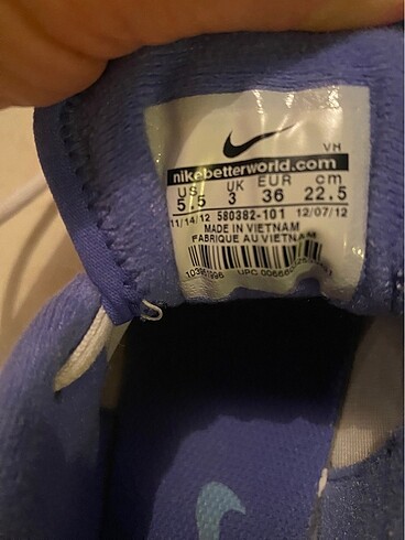 36 Beden Nike ayakkabı