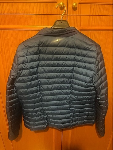xl Beden Massimo Dutti saks mavisi kadın mont